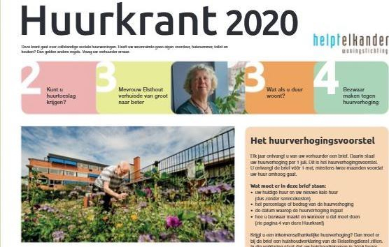 Huurverhoging per 1 juli 2020