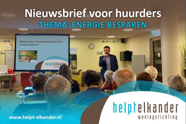 Nieuwsbrief over energie besparen