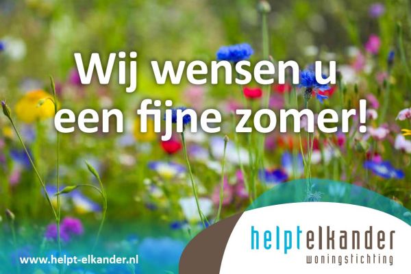 De zomernieuwsbrief komt eraan!